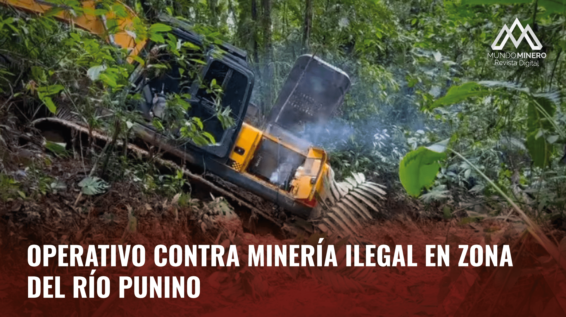 La Policía incursionó en zona minera de la Amazonía ecuatoriana