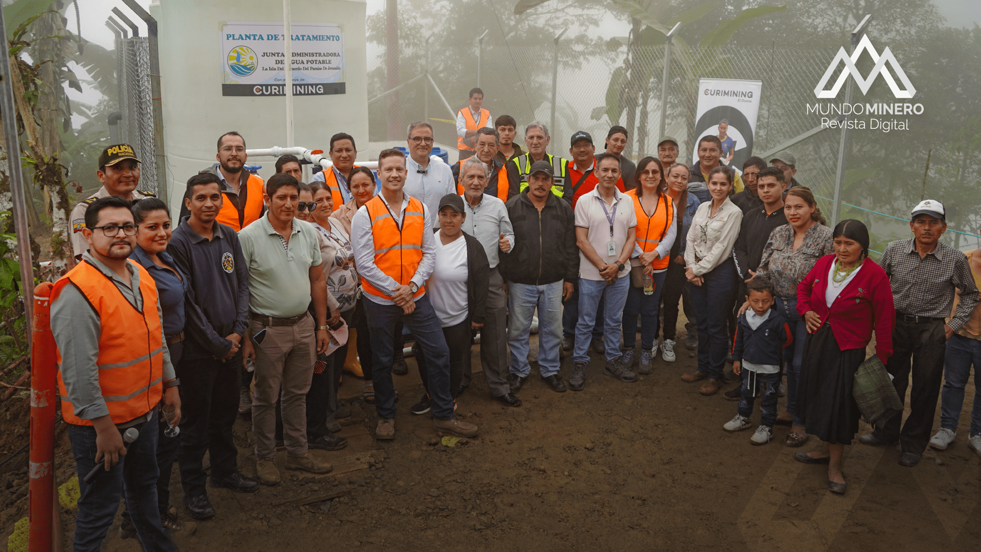 Curimining transforma la vida en Jerusalén Alto con nueva planta de agua potable