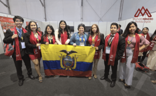 Estudiantes ecuatorianos destacan en congreso Expominas Perú 2024