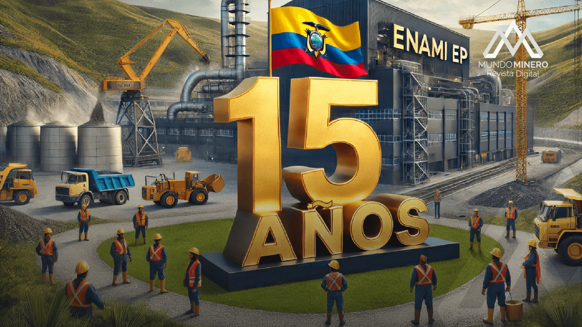 ENAMI EP celebra 15 años impulsando la minería responsable en Ecuador