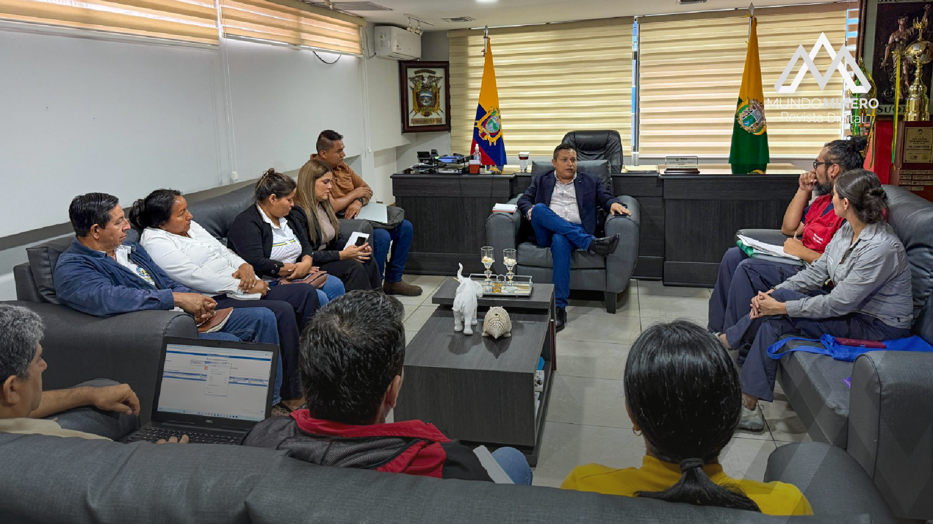MUNDO MINERO IIGE fortalece cooperación territorial en Napo y Cotopaxi