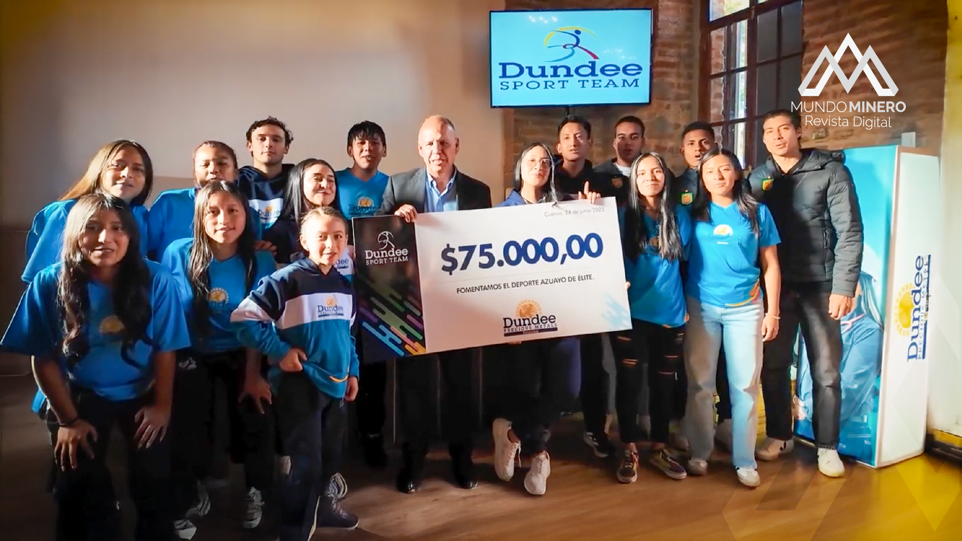 Dundee Sport Team: minería que impulsa el deporte azuayo