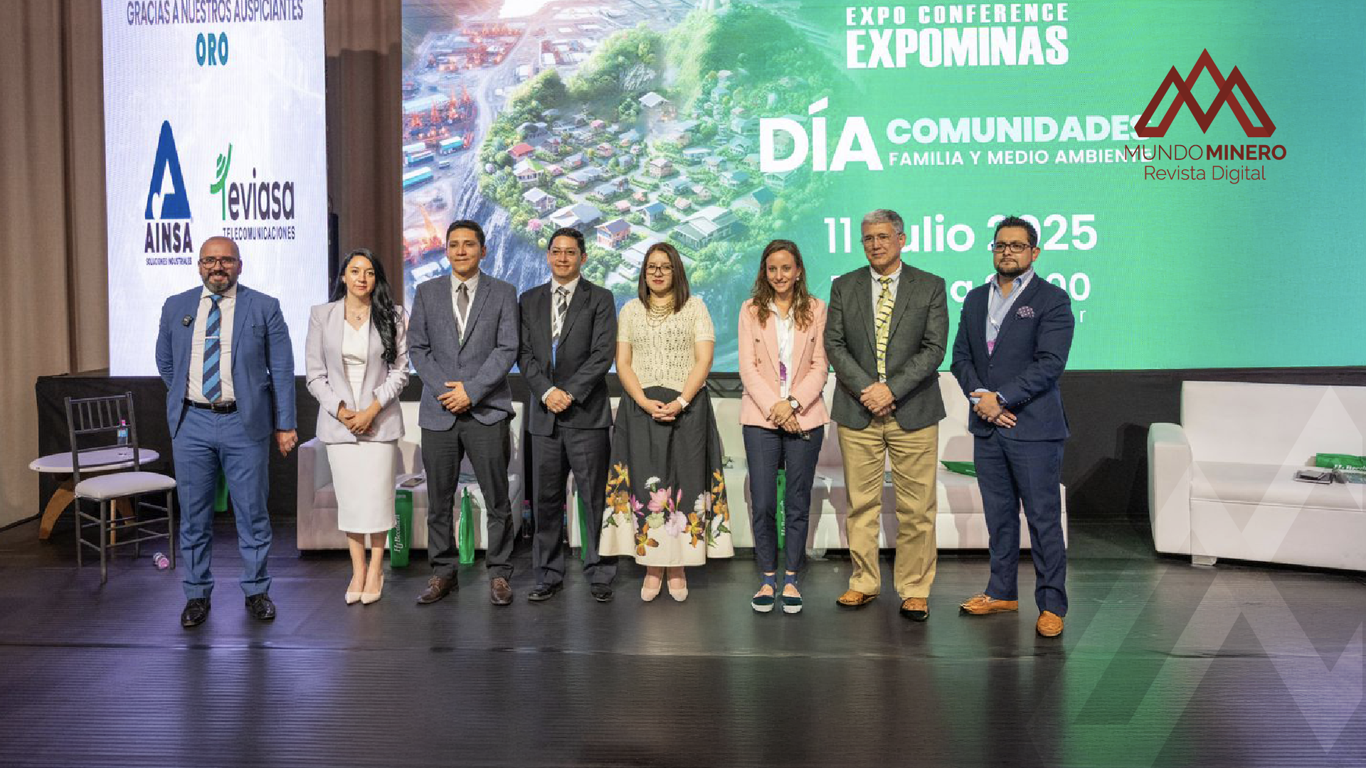MUNDO MINERO ECSA destaca sostenibilidad e impacto social en Expominas 2025