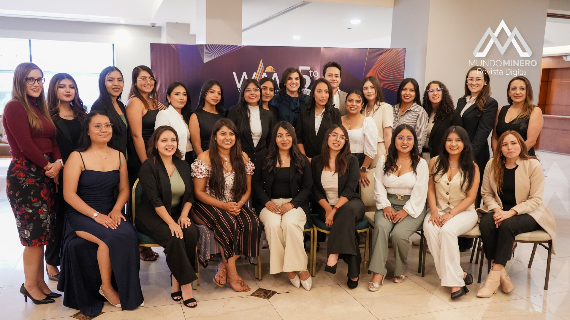 MUNDO MINERO WIM Ecuador celebra el Día de la Mujer Minera con récord histórico en becas
